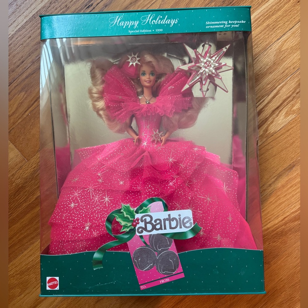 Happy Holidays Barbie special edition 1990 New in Box
